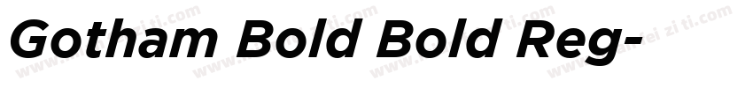 Gotham Bold Bold Reg字体转换